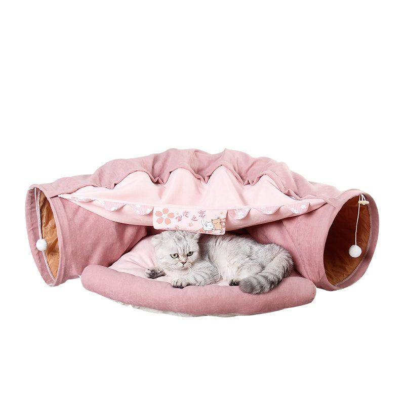 Feline Funhouse Interactive Cat Tunnel - Portable Play Toy For Cats, Rabbits, And Ferrets-5