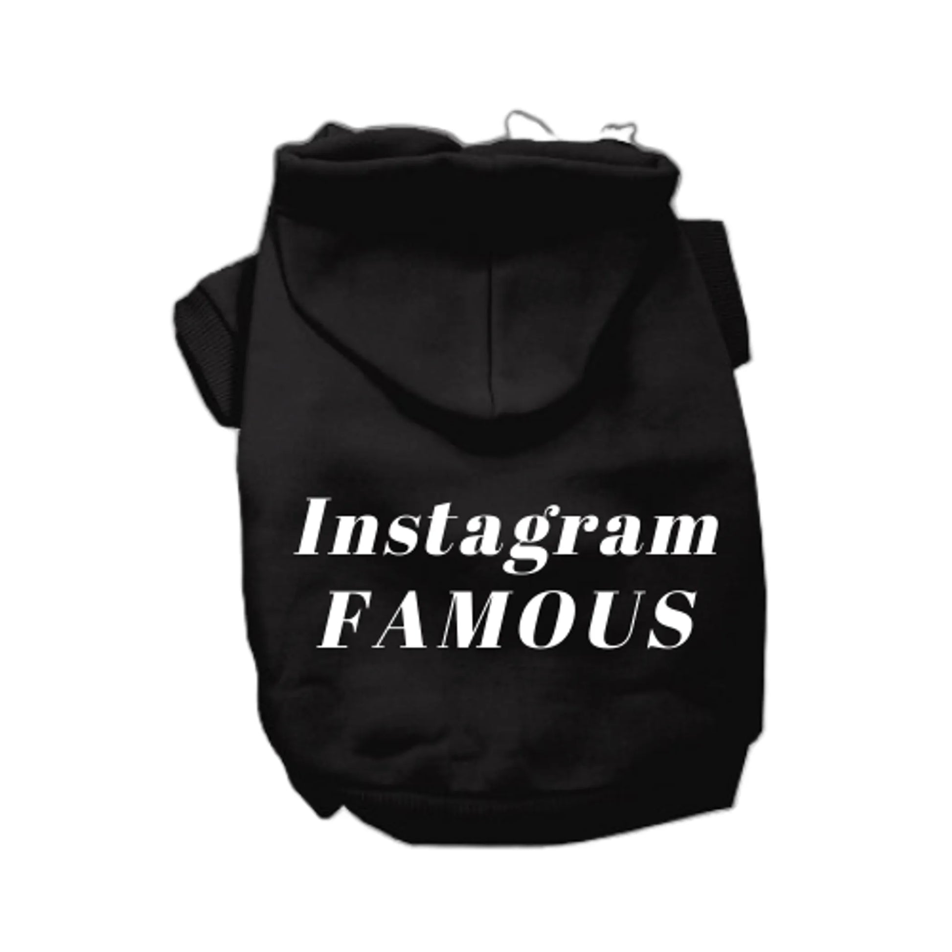 Black Instagram famous dog hoodie