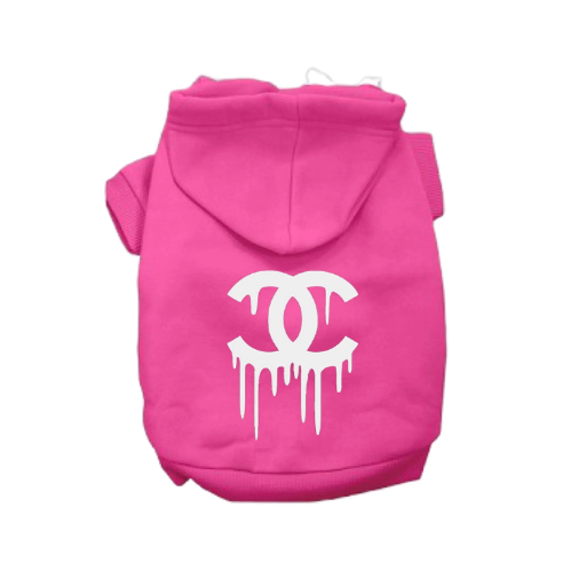 Pink CC drip Dog hoodie