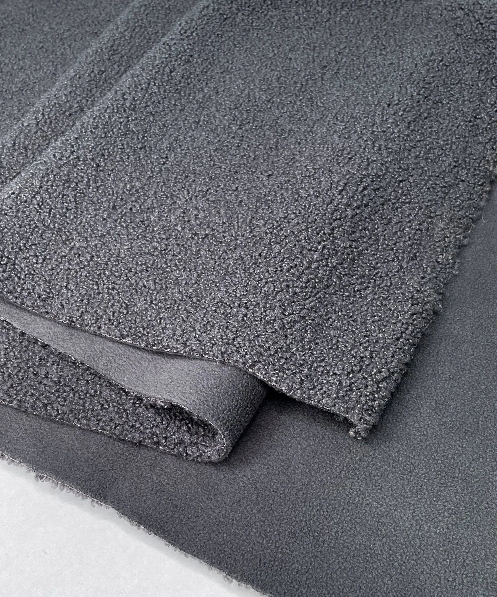 Gray fabric close up