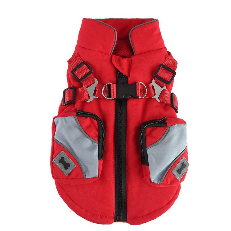 Winter Warmth Zipper Dog Jacket - Stylish And Cozy Pet Apparel-3