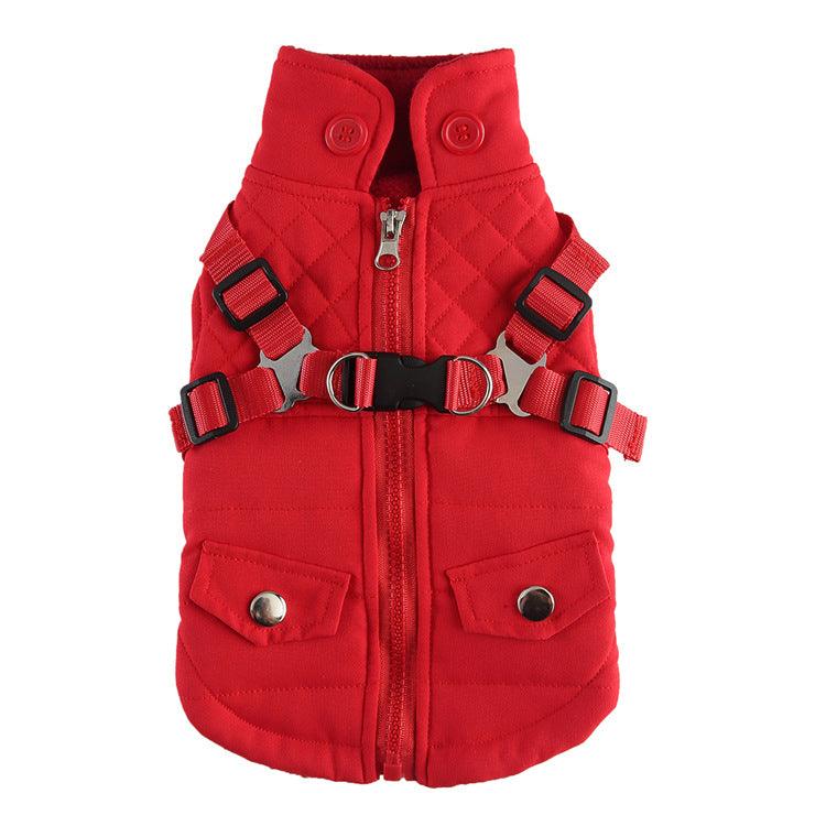 Winter Warmth Zipper Dog Jacket - Stylish And Cozy Pet Apparel-6