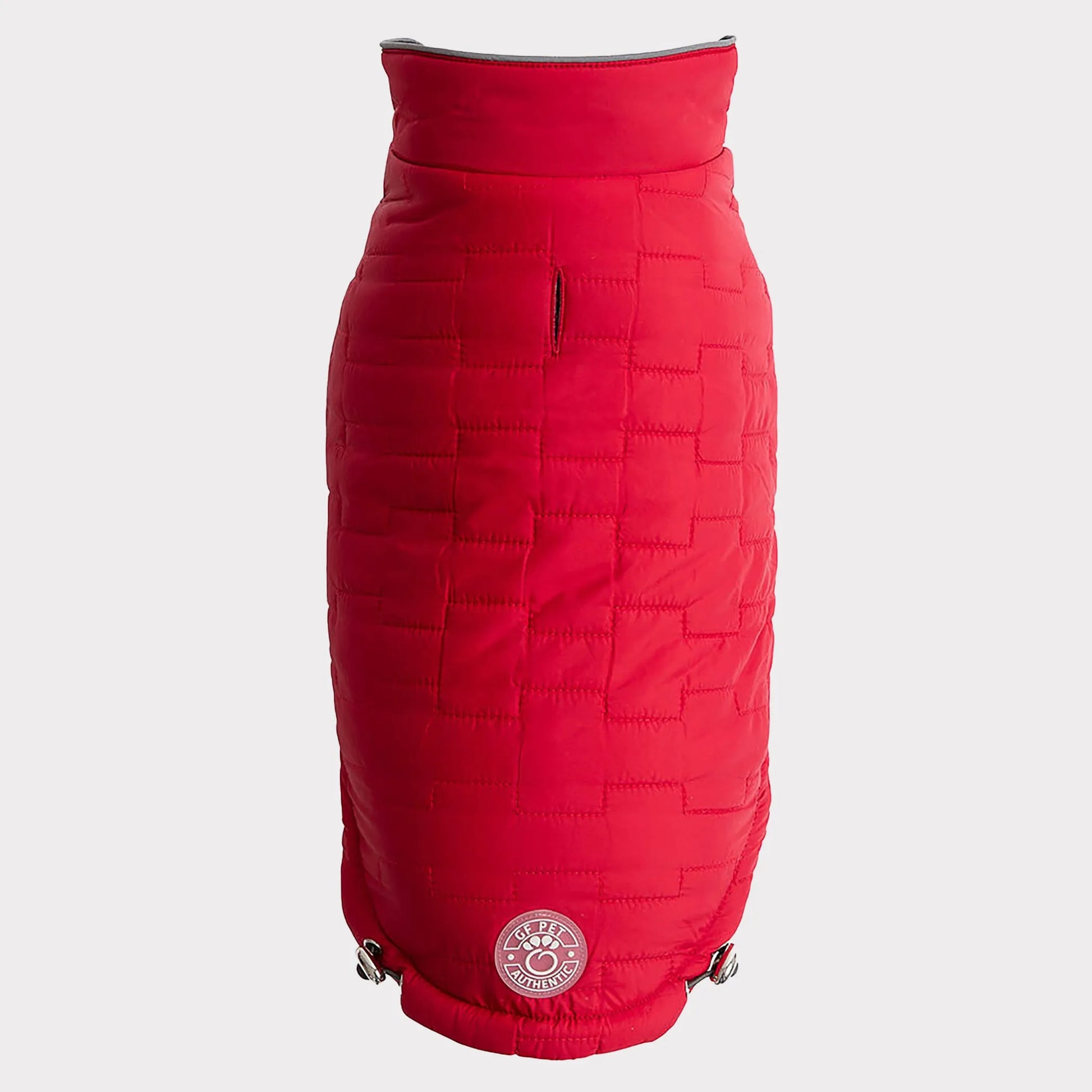 Red reversible dog Chalet jacket 