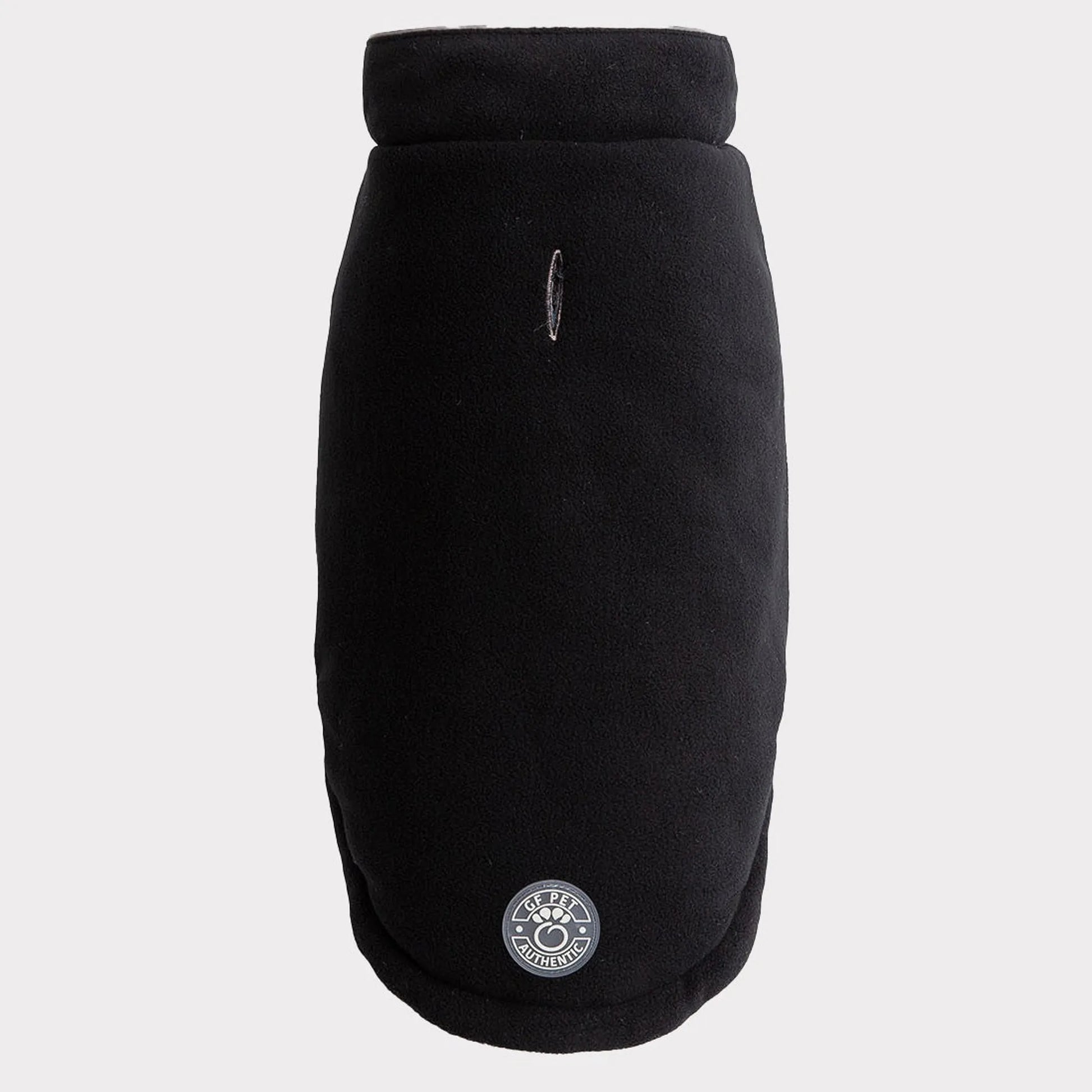 Black side of Red reversible dog Chalet jacket 