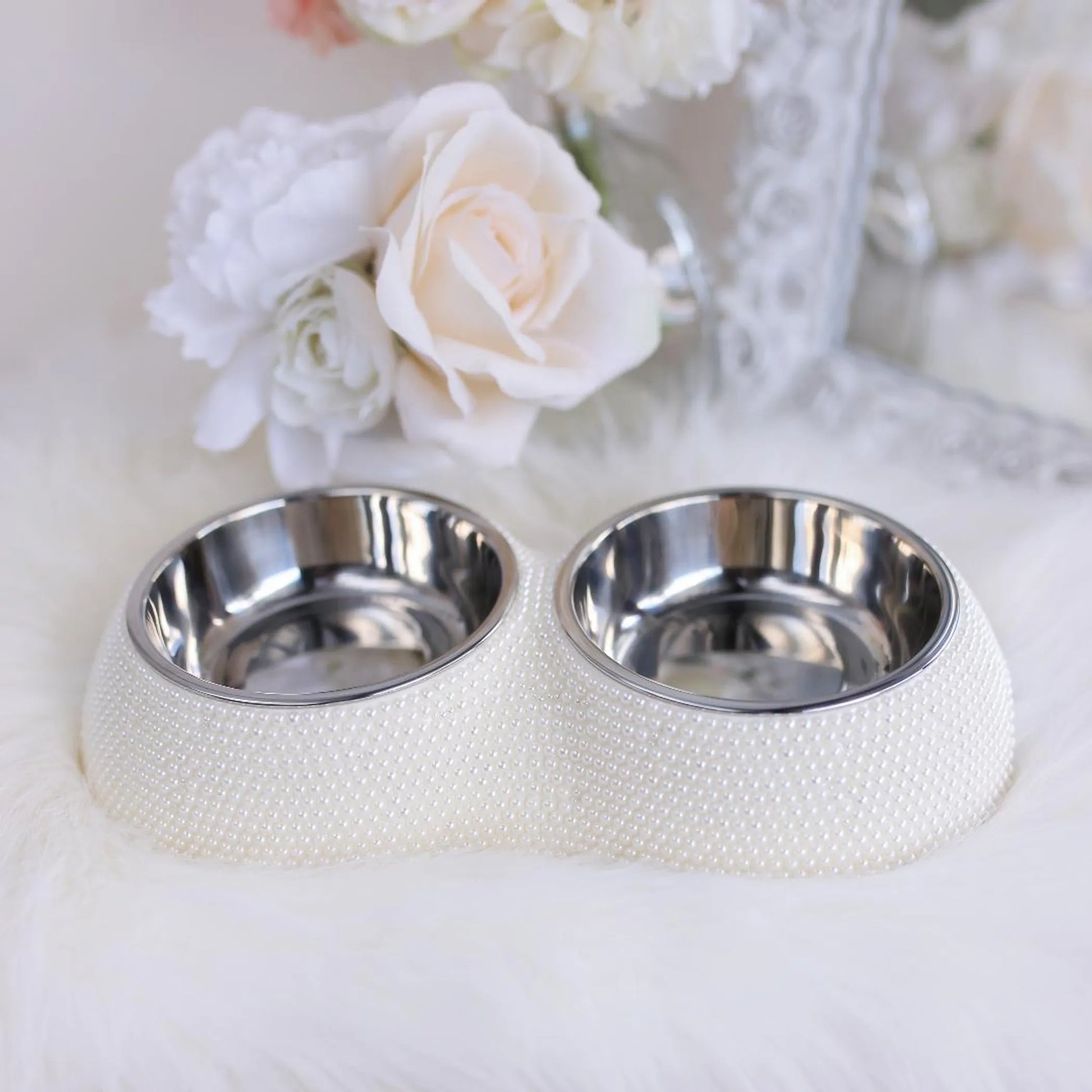 Crystal Dog Dining Bowl