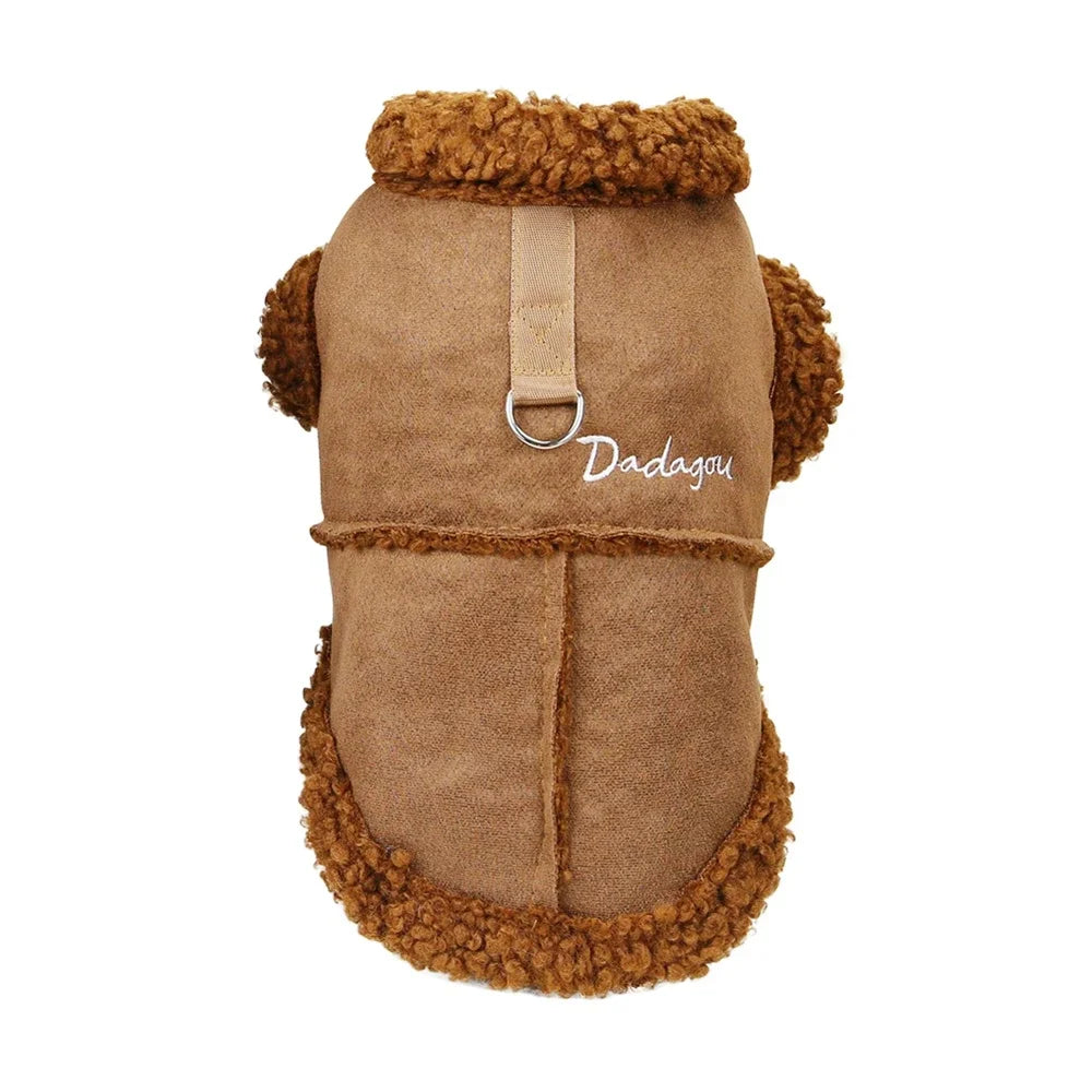 Lamb Fleece Jacket for S/M Dogs