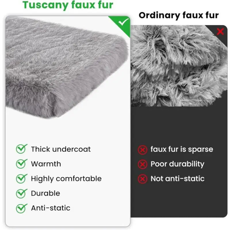 Plush Fluffy Bed for Large Dogs