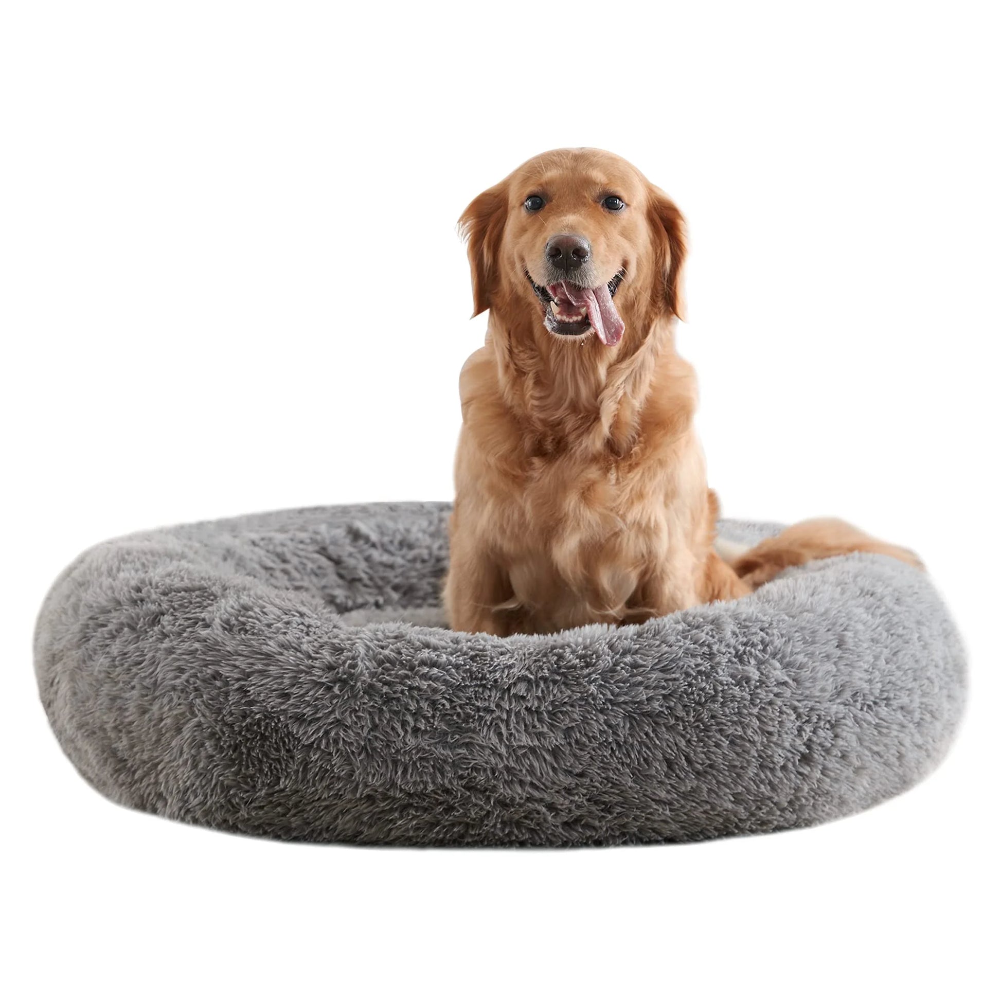 Calming Donut Bed for Large Dogs