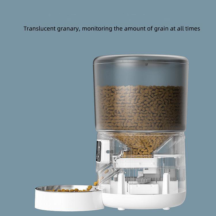 Automatic Cat Feeder With Timed And Quantitative Feeding-1