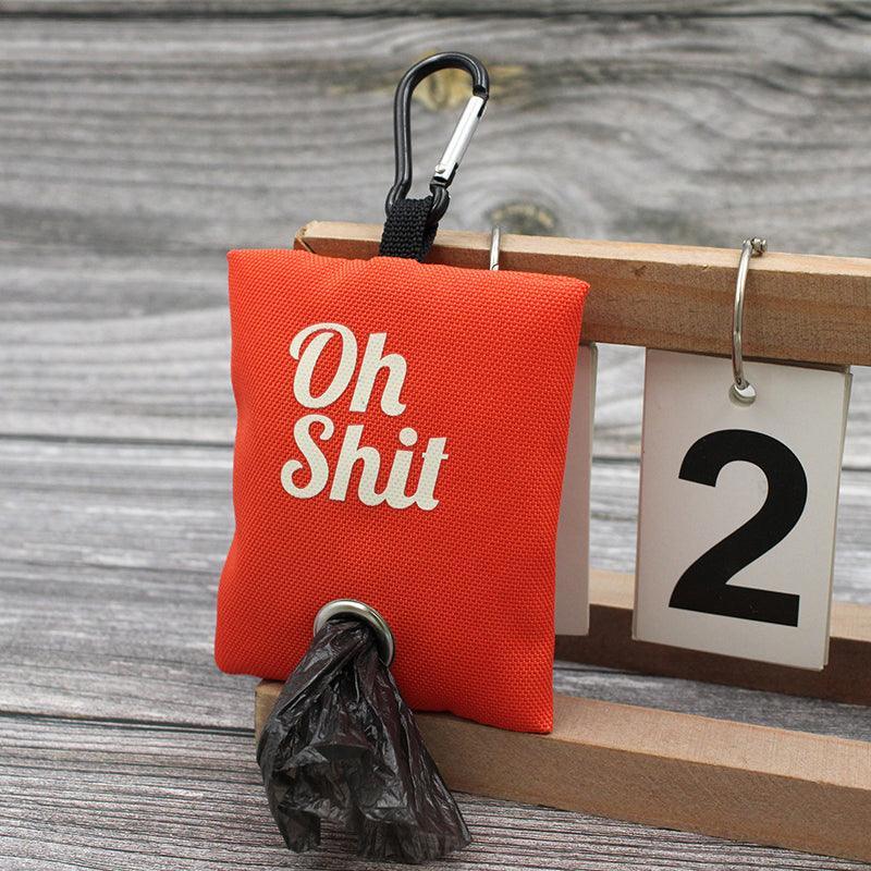 Canvas Mountaineering Dog Poop Bag With Spot Buckle-0