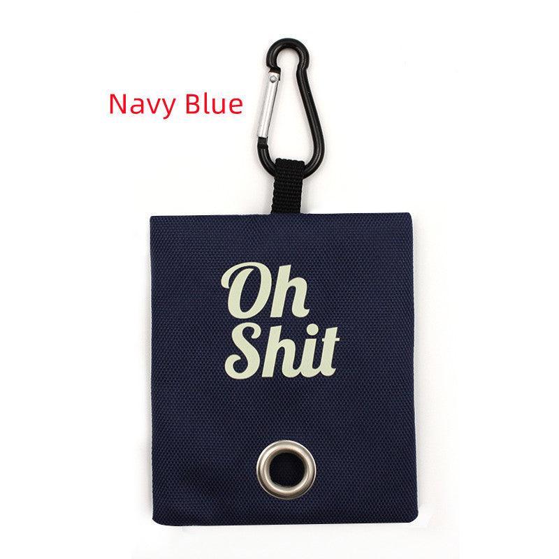 Canvas Mountaineering Dog Poop Bag With Spot Buckle-3