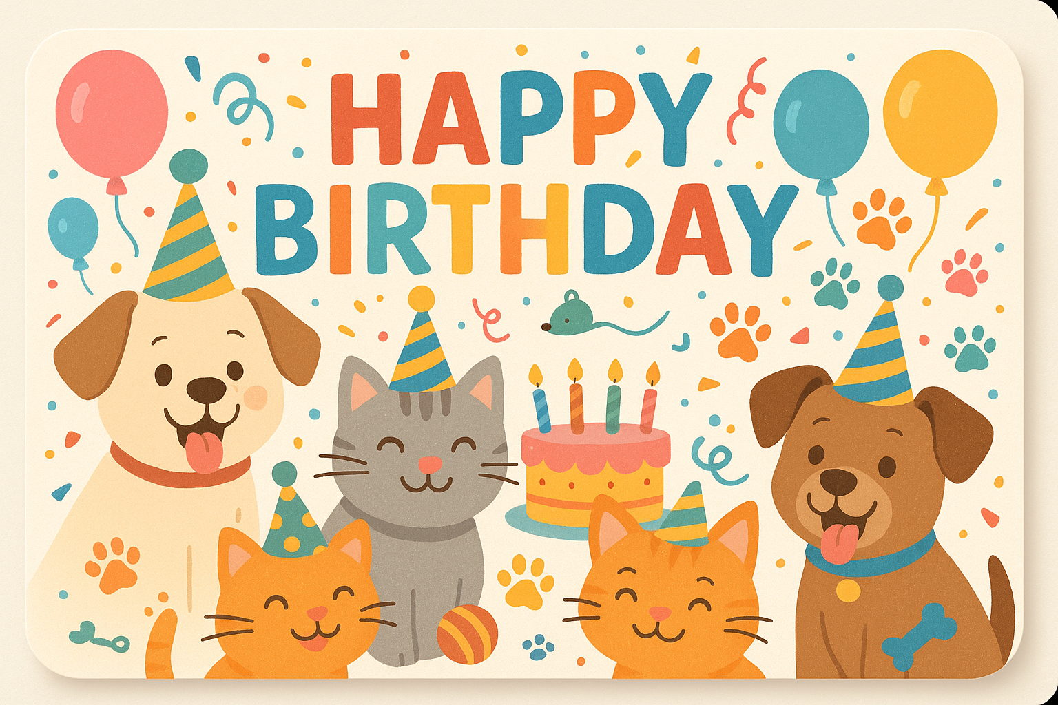 Happy Birthday Gift Card